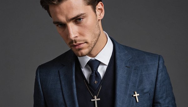 Croix pour homme : élégance et symbole intemporel